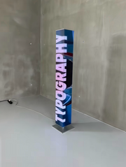 Tri-Sided LED Poster Column – Immersive Display, Customizable Visuals, Premium Build